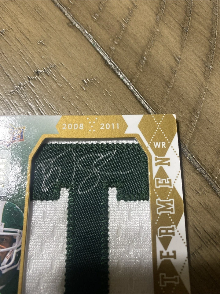 2012 Upper Deck Football B.J. Cunningham Rookie Lettermen Autographs “T” /45 - Image 4 of 4