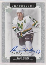 2018-19 Upper Deck Chronology Franchise History Basil McRae #FH-MN-BM Auto 04q7