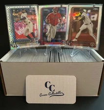 2025 Topps Chrome PARALLEL SINGLES - X-Fractor, Prism, Sepia Refractors - U-Pick