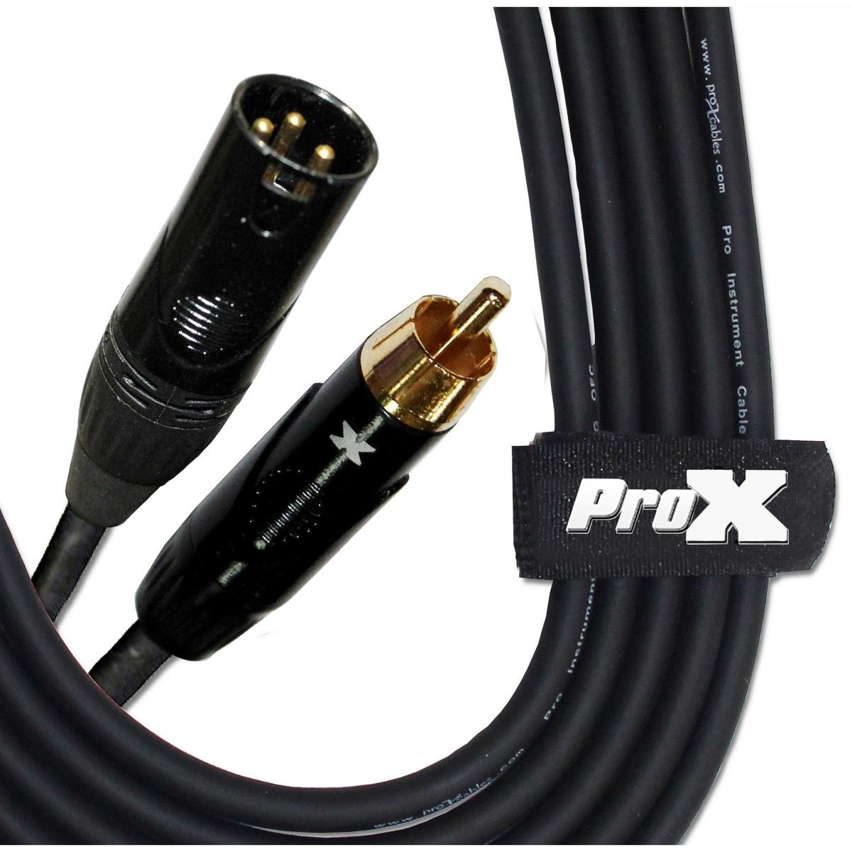 ProX XC-RXM25 25 RCA-M to XLR3-M Unbalanced High Performance Audio Cable 4590₽