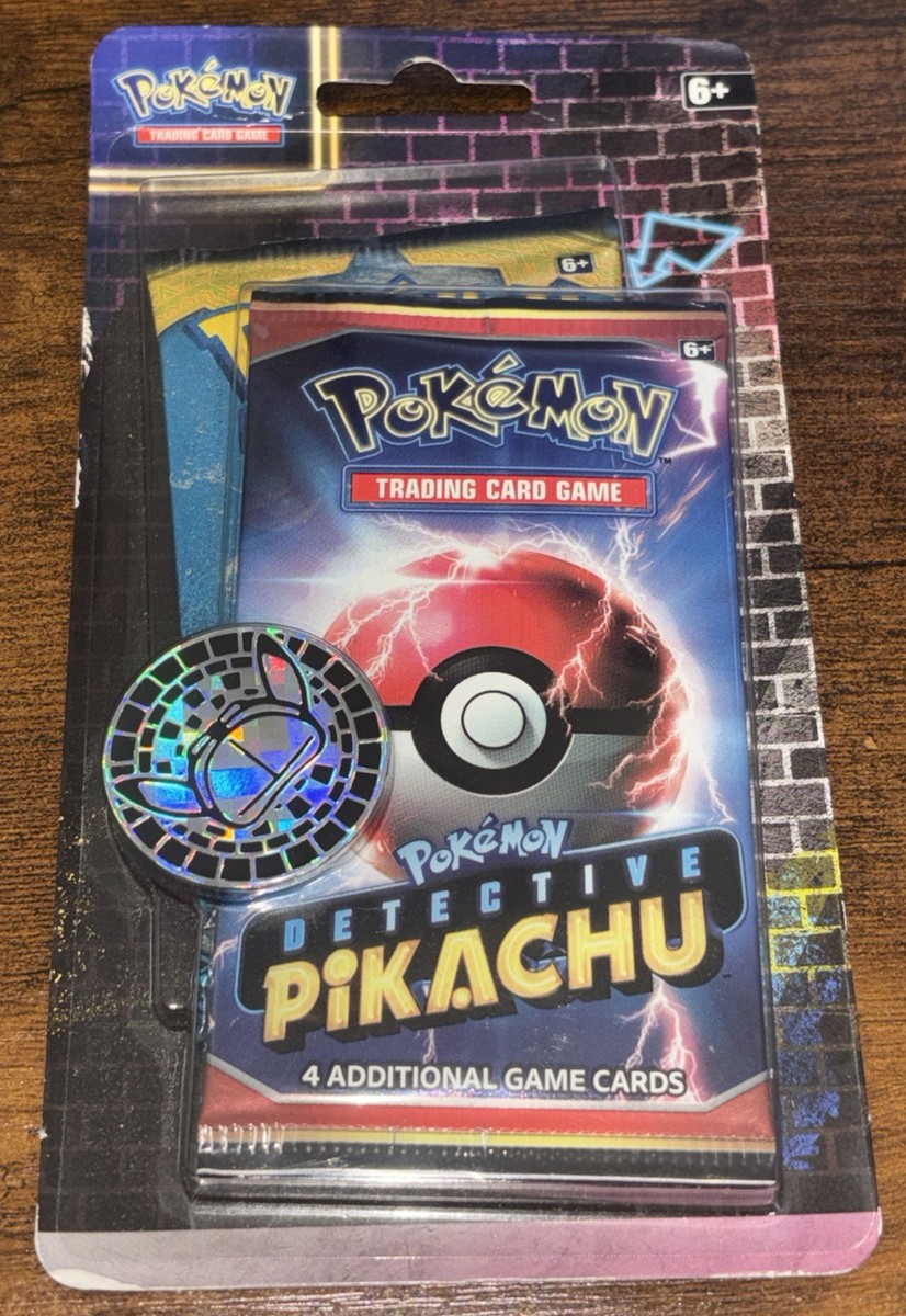 detective pikachu pokemon cards pack Pokemon Detective Pikachu Greninja-GX Case File 7 Booster Packs, Promo Card,  Oversize Card Pin Pokemon USA