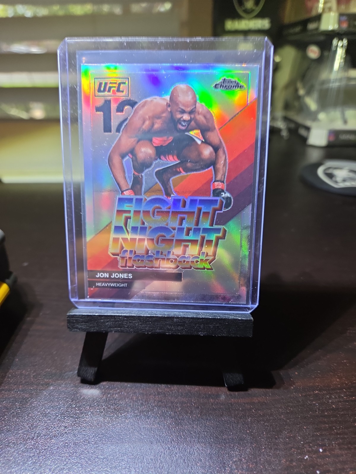 2026 Topps Chrome UFC  Jon Jones Fight Night Flashback