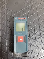 Bosch GLM 15 Laser Distance Measurer, Digital Display, Black Red