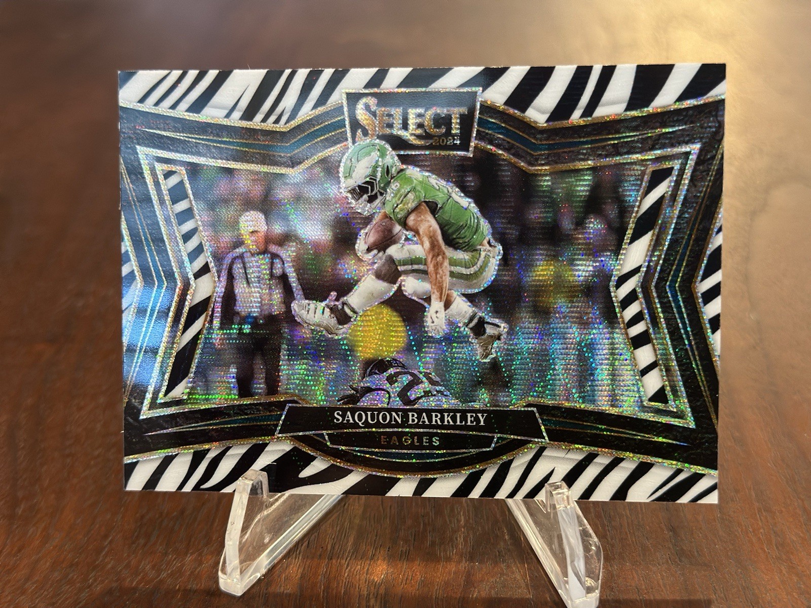 2024 Select Saquon Barkley Zebra Field Level! SSP Of The Hottest Card!