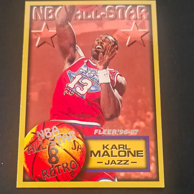 Fleer Karl Malone NBA All-Star 1996-97 #314 Basketball Karte