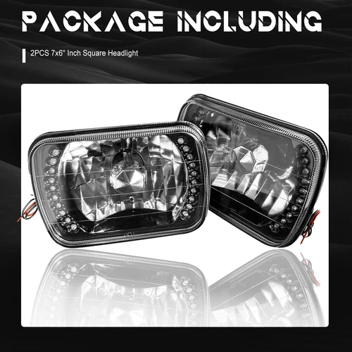 Faros de 5x7"" 7x6"" pulgadas haz sellado para camioneta Toyota 1982-1995 4Runner - Imagen 2 de 7