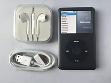 Apple Ipod Classic 7th Generation (w/Click-wheel) Black/Silver 