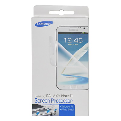 Samsung Screen Protector ETC-G1J9WEG für Galaxy Note II, 2x Displayschutzfolien