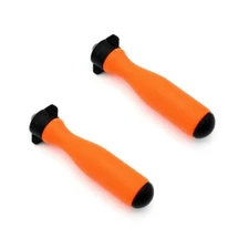 TorSor 2 Pack Round File Handle with Ajustable Tightening Nut Plastic Nylon H...