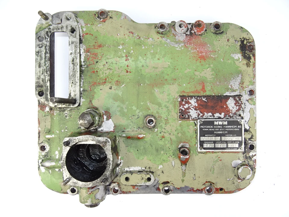 Schaulochdeckel Seitendeckel für MWM AKD 412 Z Motor vom Traktor - Bild 1 von 4