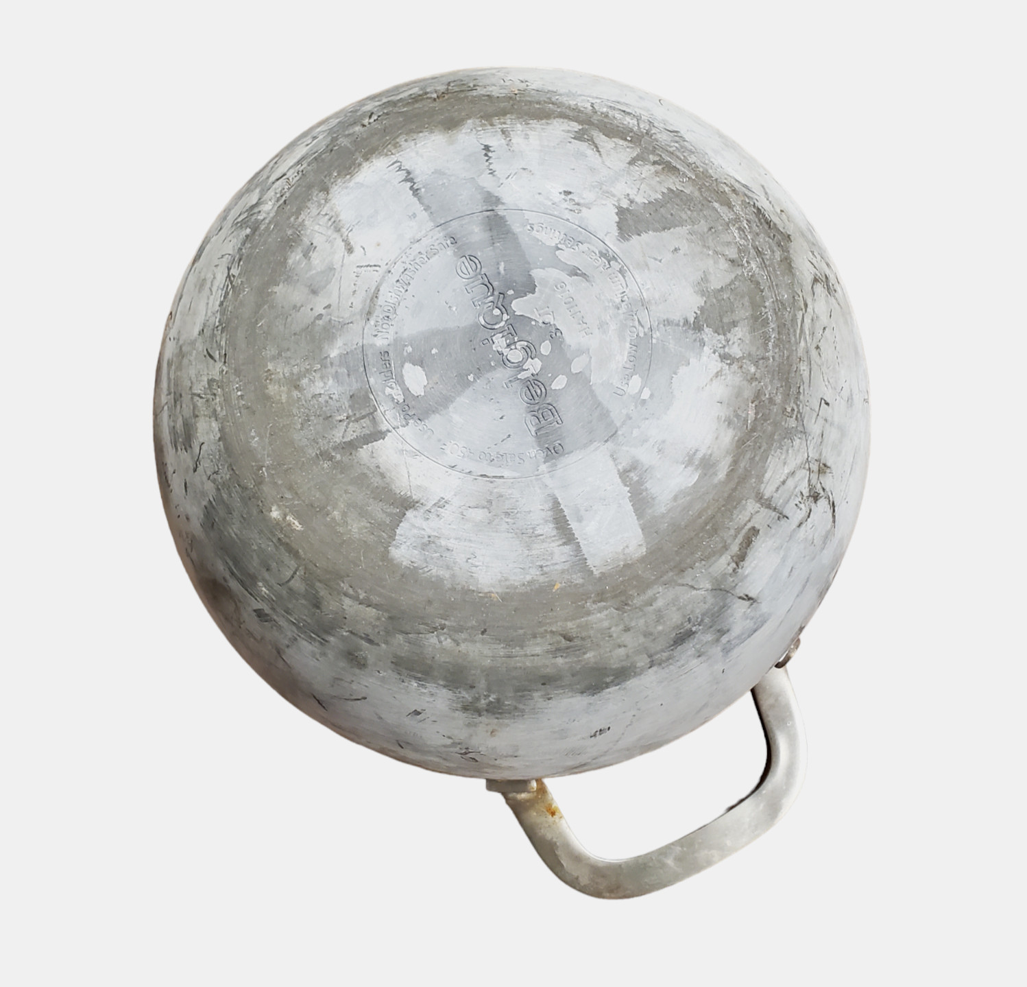 Belgique 3 QT Pot Hard Anodized Soup Stock Nonstick Cookware w/ Lid Easy Grip Blue Daisy