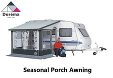 Dorema Oslo 4 Seasons Size 4 Seasonal Caravan Porch Awning 25mm Steel Frame 