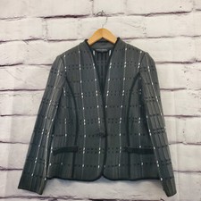 MING WANG Jacket Womens XS Petite Long Sleeve...