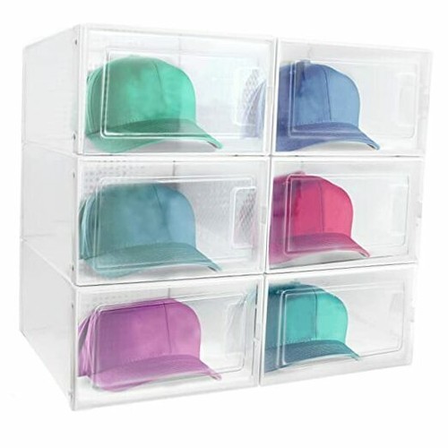 Hat Organizer Box for Baseball Caps 