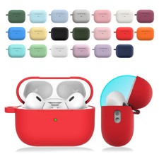 Shockproof Silicone Case Soft Protective Cover For Apple AirPods Pro 2nd 3rd Gen