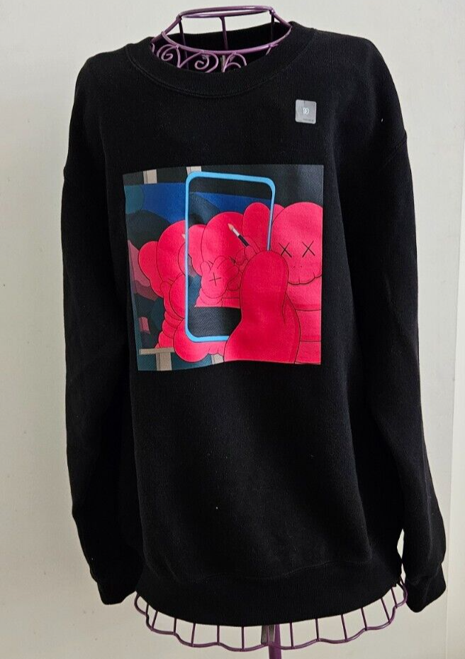 UNIQLO KAWS + WARHOL Sweatshirt UT Collection 2024 Black NEW