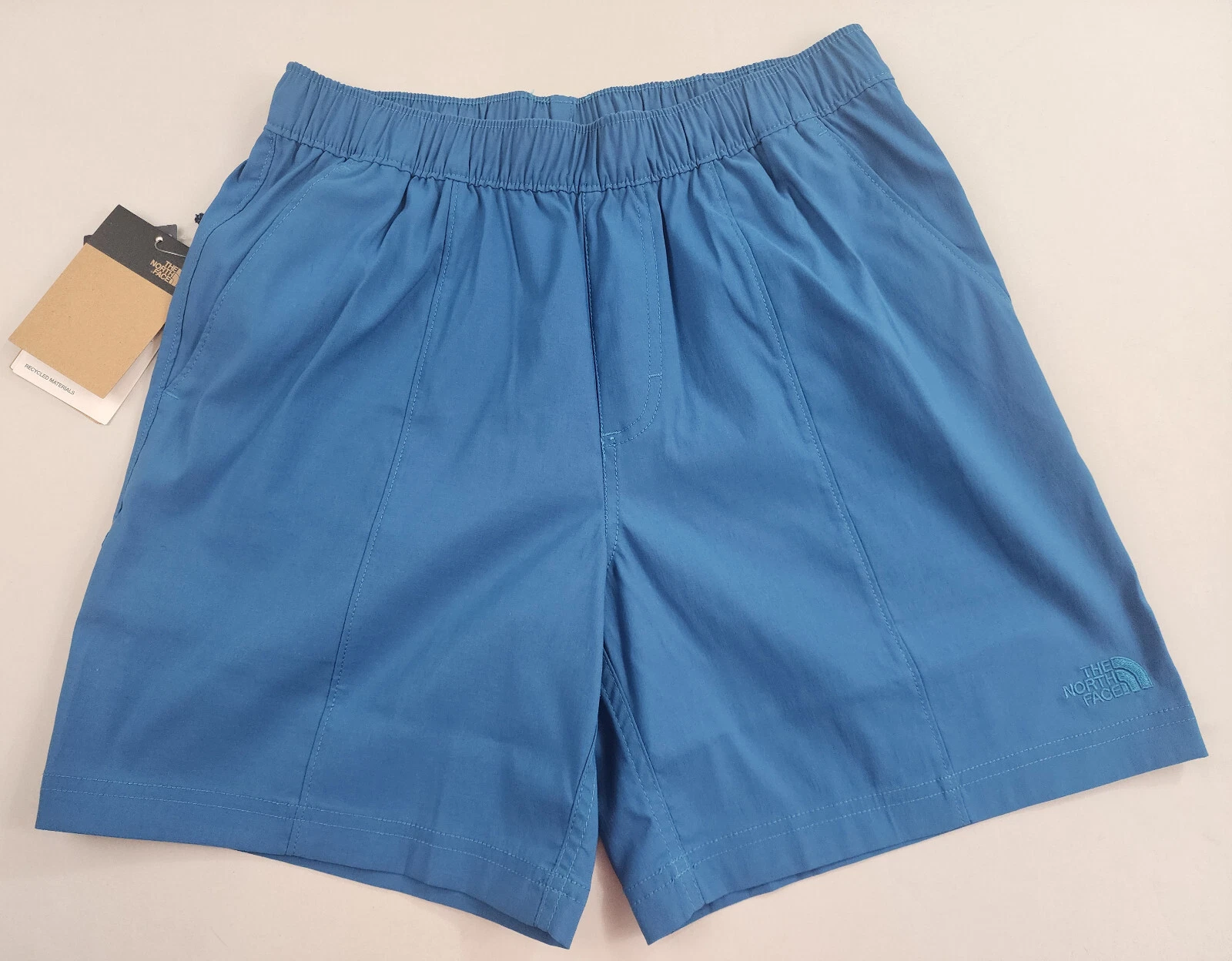 The North Face Shorts Adult S Small Blue Pocket Relaxed NF0A5A5X $60 Mens