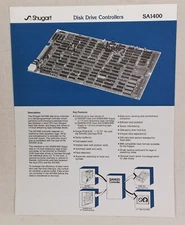 Shugart Associates SA1400 Disk Drive Controllers Advertising Flyer 
