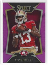 STEVE JOHNSON 2014 PANINI SELECT FUCHSIA PRIZM /199 SAN FRANCISCO 49ERS