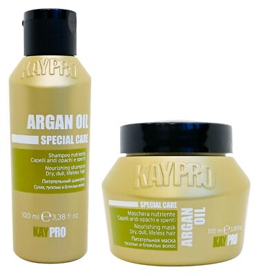 Kay Pro Special Care Mini Argan Oil Shampoo und Argan Oil Maske Kit 200 ml