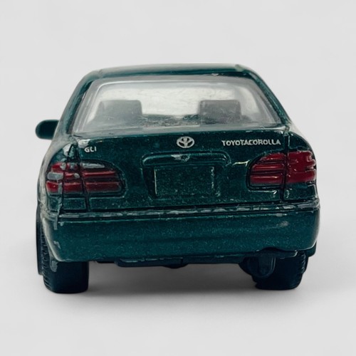 VHTF Toyota Corolla 1:64 Green Sedan Motormax 1995 E110 Diecast Loose - Picture 13 of 18
