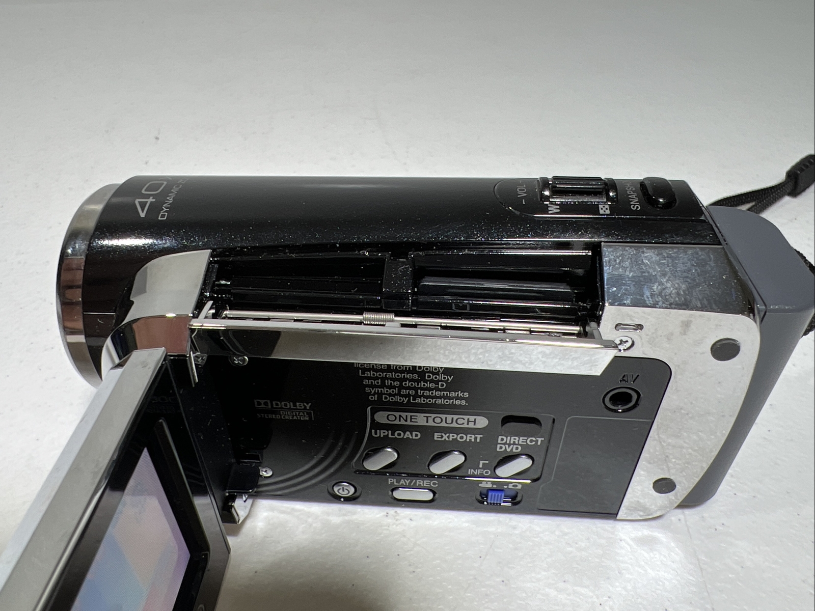 JVC Everio GZ-MS130BU 16GB Camcorder w/ Charger, Cd, Cords, SD Card, Manual Box