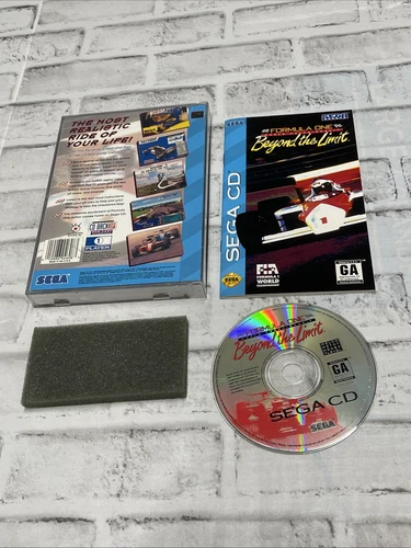 New ListingSega CD Formula One World Championship: Beyond the Limit CIB Complete Reg Card