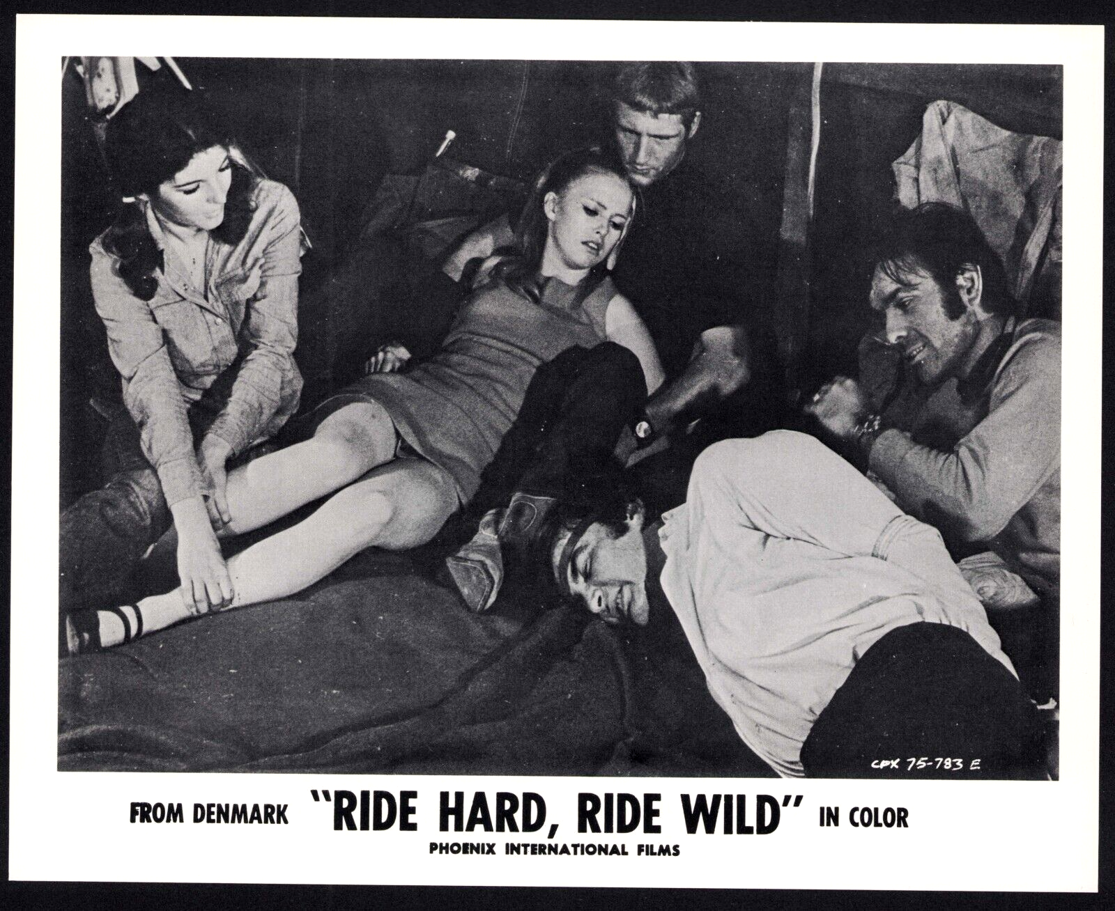 RIDE HARD RIDE WILD Original Movie Press Photo Sexploitation Motorcycle ...