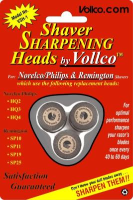 Vollco ShaverSharpeners for Remington Replacement Heads: SP-10 SP-11 SP-19 SP-25