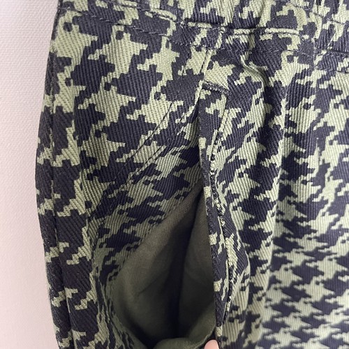 IVY PARK x Adidas Houndstooth Joggers Kids Medium 11-12Y Pants Black Green New - Picture 8 of 14