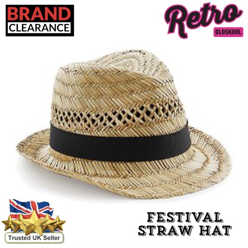 Straw Sun Hat Retro Festival Panama 