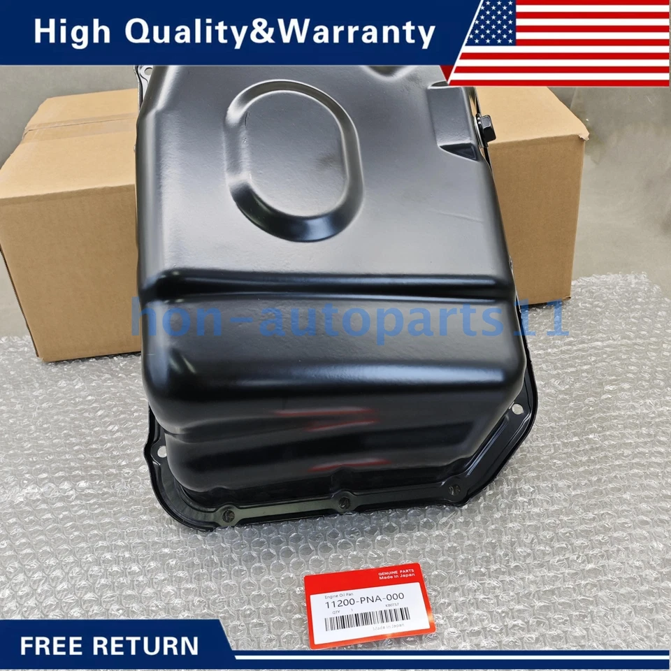 New Engine Oil Pan 11200PNLE00 For Honda 03-07 Accord 02-06 CR-V Acura RSX 2.4L Foto 3 de 4