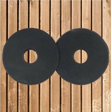 Gummi-Gebiss-Scheiben, Euroriding Gebissscheiben Gummi, schwarz