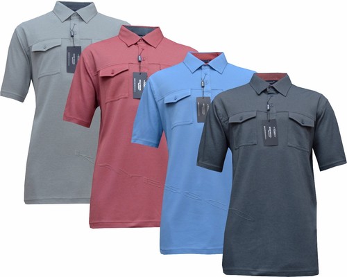 Mens Short Sleeve Golf Polo Simon Shirt 