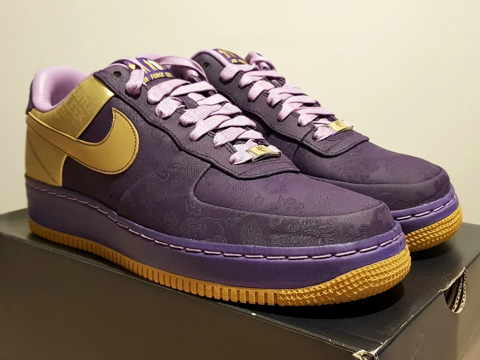 Nike Air Force 1 Low Supreme Jamaal Wilkes « Original Six » (Parra OW CDG Travis)