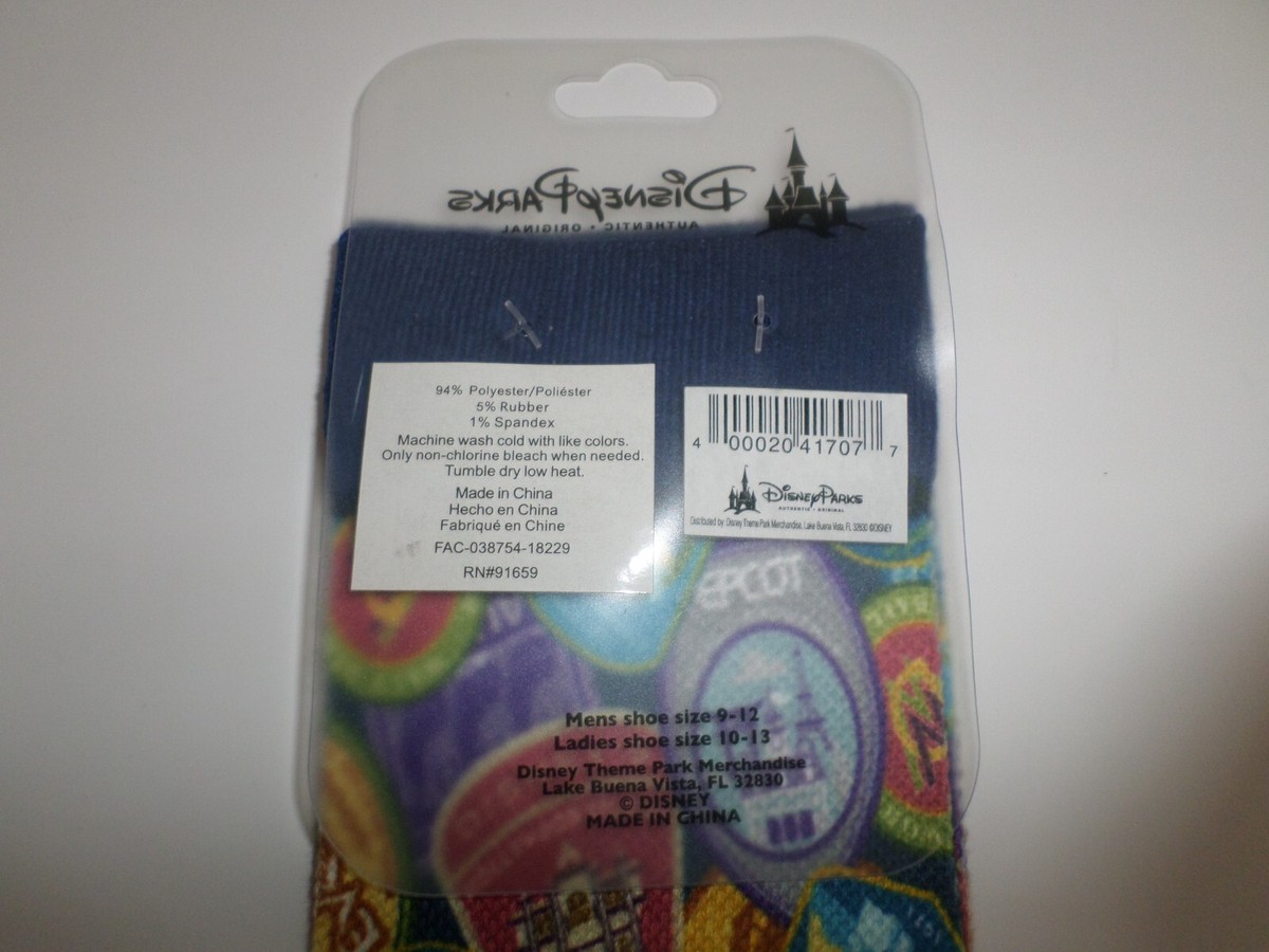Disney Parks Theme Park Tour Socks Attraction & Rides Graphics