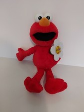 2003 Fisher Price Sesame Street Elmo Loves You Talking Doll With Flower