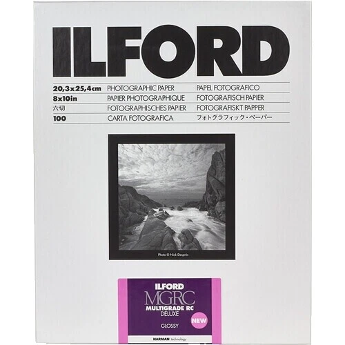 ILFORD 8x10 en papel fotográfico de papel.