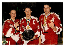 1990-91 Upper Deck Hockey Canada's Captains Eric Lindros Rice Draper #473