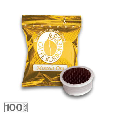 100 Kapseln Pads Caffe' Borbone Blend Gold Kompatibel Lavazza Espresso Point