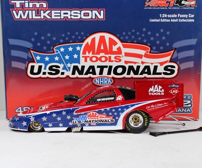 TIM WILKERSON 2002 AUTOGRAPHED MAC TOOLS/US NATIONALS PONTIAC FUNNY CAR /2,508!!