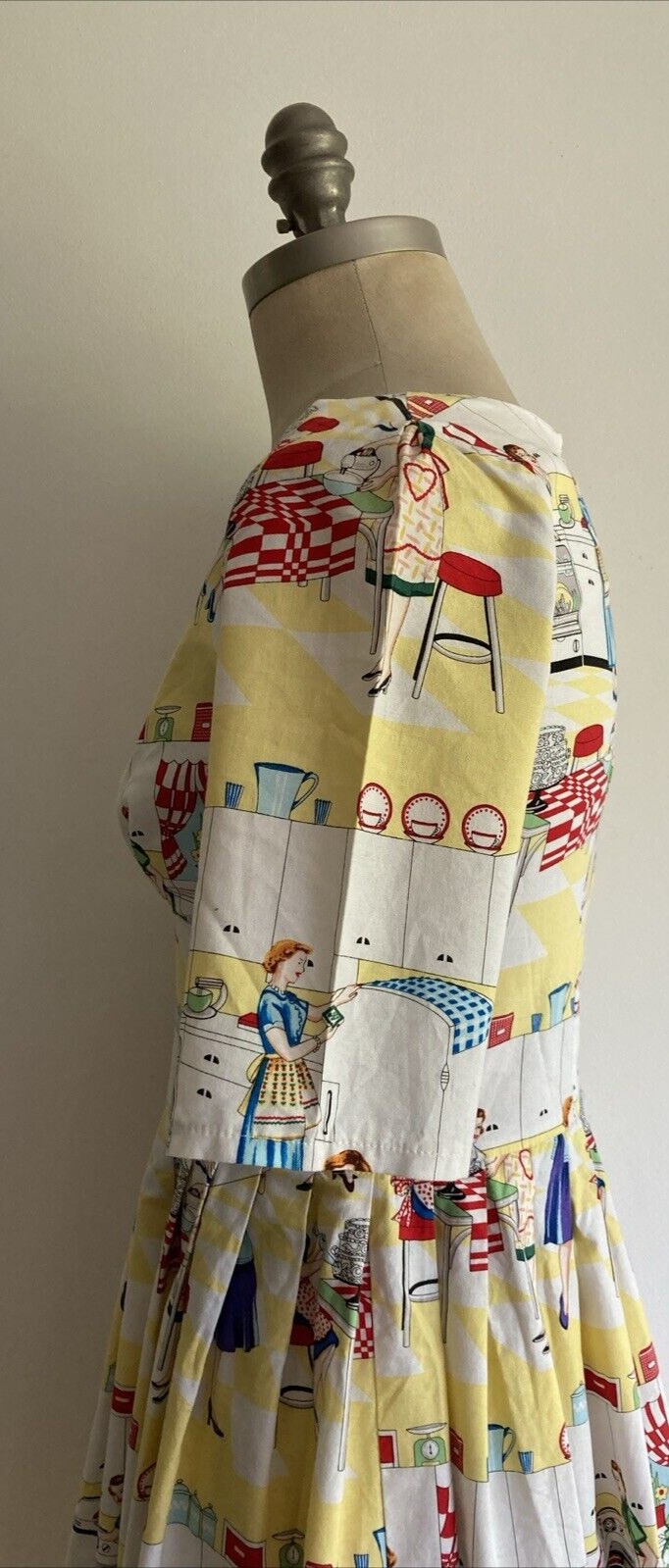 Limb Vanity Project 1950s Style PinUp Rockabilly Dress 10 UK, Kitchen Sink Print 5