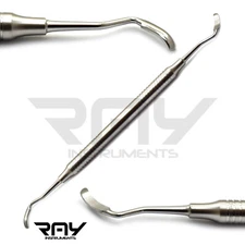 Bone Grafting Packer Bone Scraper Curved Implant Dental Instruments Lab Tools