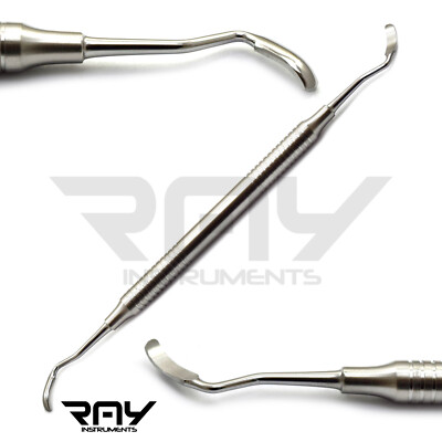 Bone Scraper Curved Implant Dental Bone Grafting Packer Surgical Instruments
