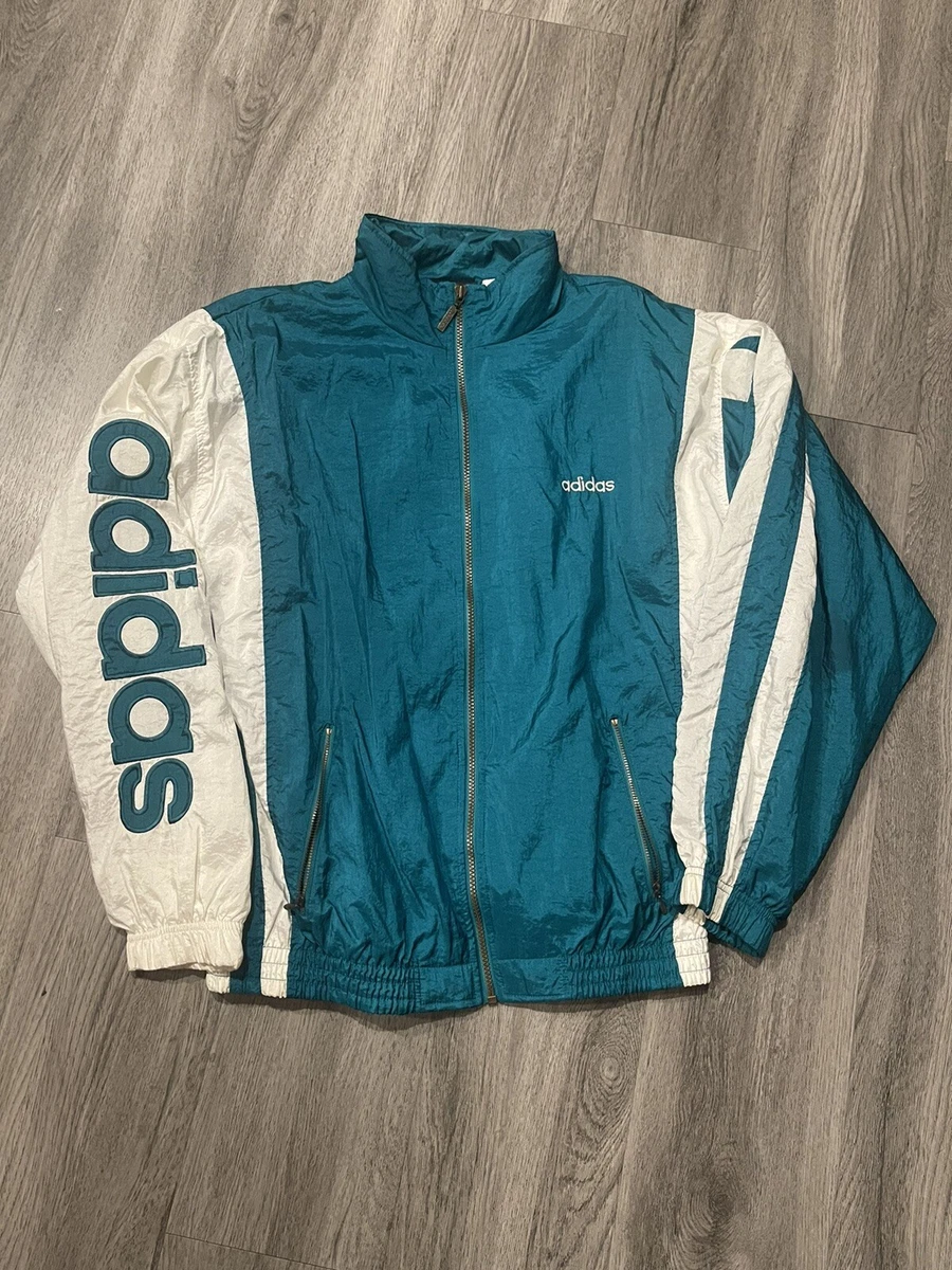 vintage 80s adidas track jacket