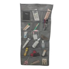 Bolsa organizadora de almacenamiento con 30 bolsillos gris