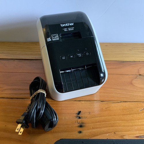 Brother QL-800 High Speed Professional Label Printer & Power Cord - 第 1/5 張圖片