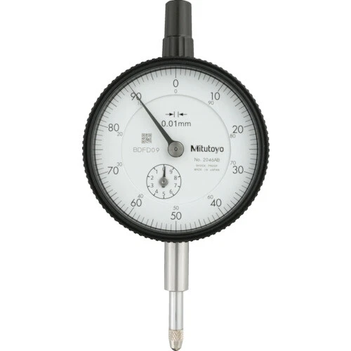 Mitutoyo Dial Indicator 2046AB Lug Back Range 0-10mm, Grad .01mm from Japan