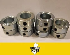 (10) 1-1/4" SHAFT SOLID STEEL ZINC PLATED SET SCREW COLLAR STOP SC125