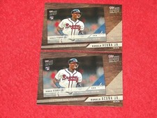 RONALD ACUNA JR. BRAVES 2019 TOPPS '18 TOPPS NOW REVIEW #TN10 LOT OF 2 (B-3772)